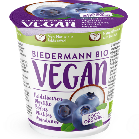 Biedermann Bio VEGAN Heidelbeere 150g